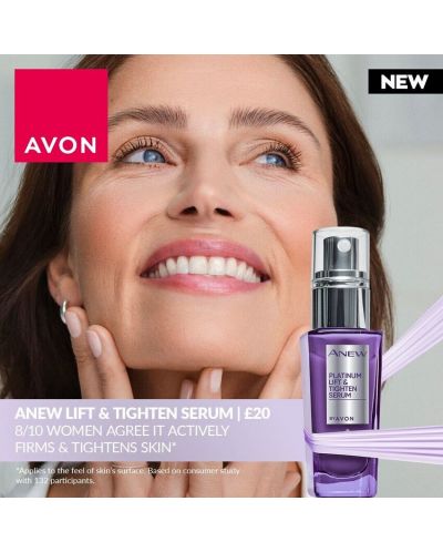 Avon Anew Серум със стягащ и повдигащ ефект Platinum, с Protinol, 30 ml - 4